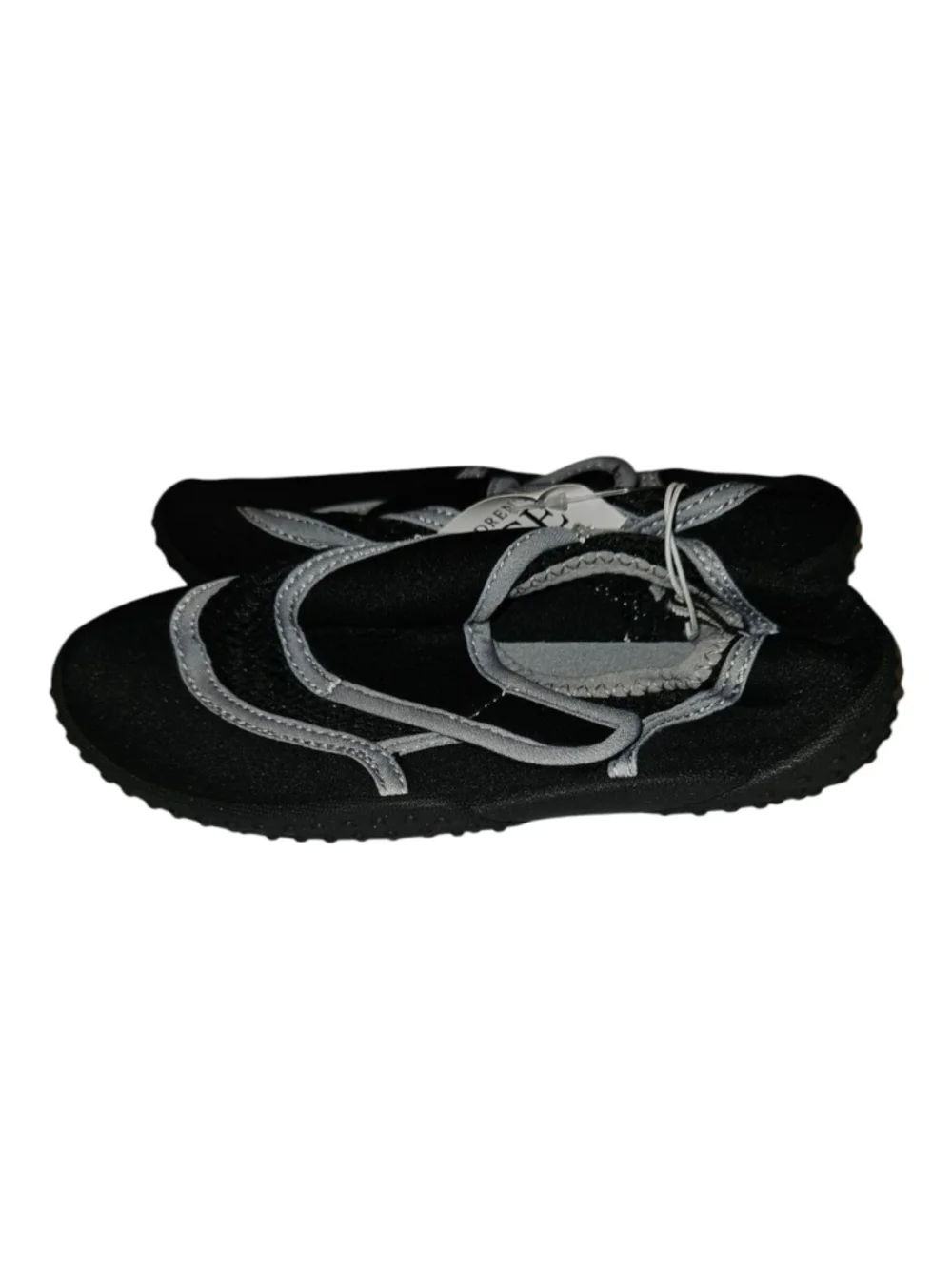 Boys The Children's Place Water Shoes Size 11-12 Black Gray NEW